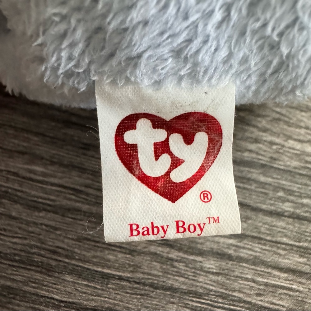 TY Beanie BABY BOY the Bear with PJ hat & Pillow 6.5”  2006 - Picture 8 of 9